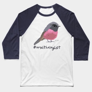 Ornithologist | Pink robin Baseball T-Shirt